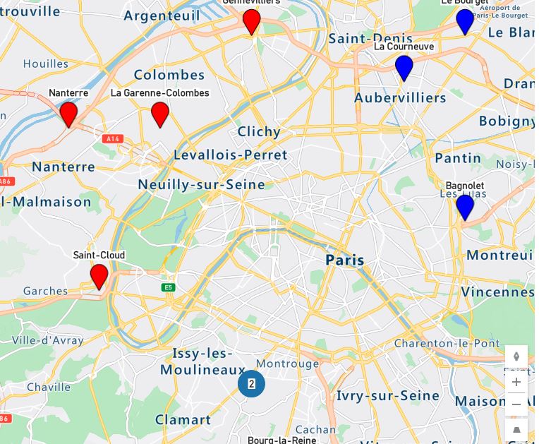 Aperçu d'une carte dans Power Apps