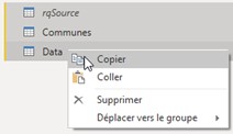 Copier requête Power Query