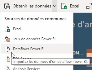 Se connecter à un Dataflow depuis Power BI