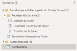 Combiner les fichiers dans Power Query